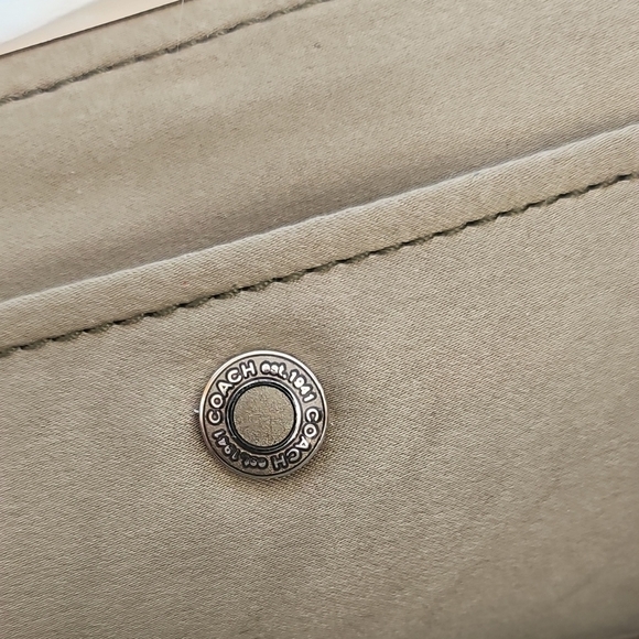 Coach Red Women's Wallet with Bow Accent - Picture 5 of 10